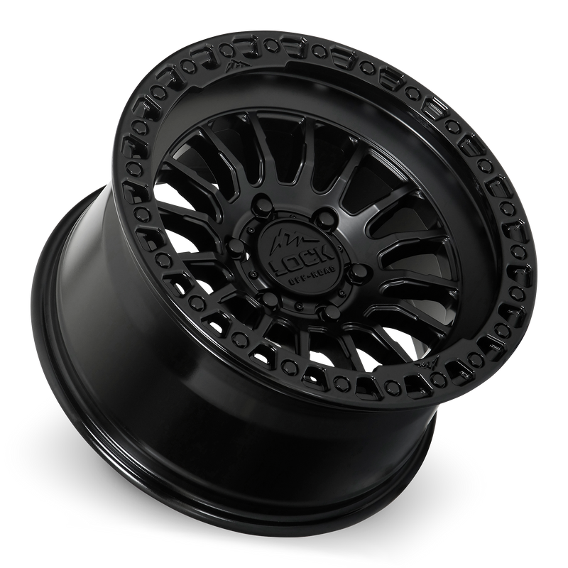 Load image into Gallery viewer, GRIT- MATTE BLACK W GLOSS BLACK RING
