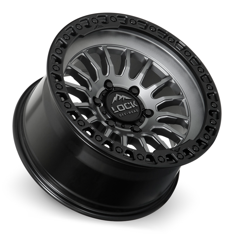 Load image into Gallery viewer, GRIT- MATTE GREY W MATTE BLACK RING
