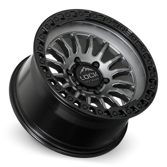 GRIT- MATTE GREY W MATTE BLACK RING