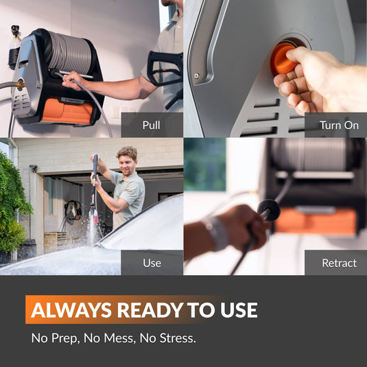 Grandfalls Retractable Pressure Washer Pro