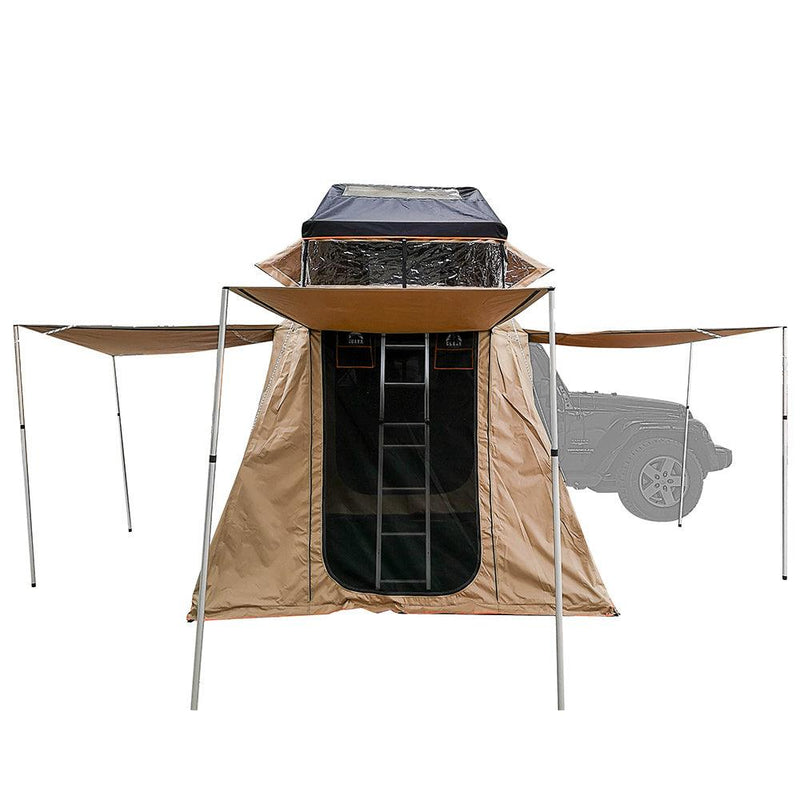 Load image into Gallery viewer, Guana Equipment Wanaka 55" Roof Top Tent Setup With XL Annex
