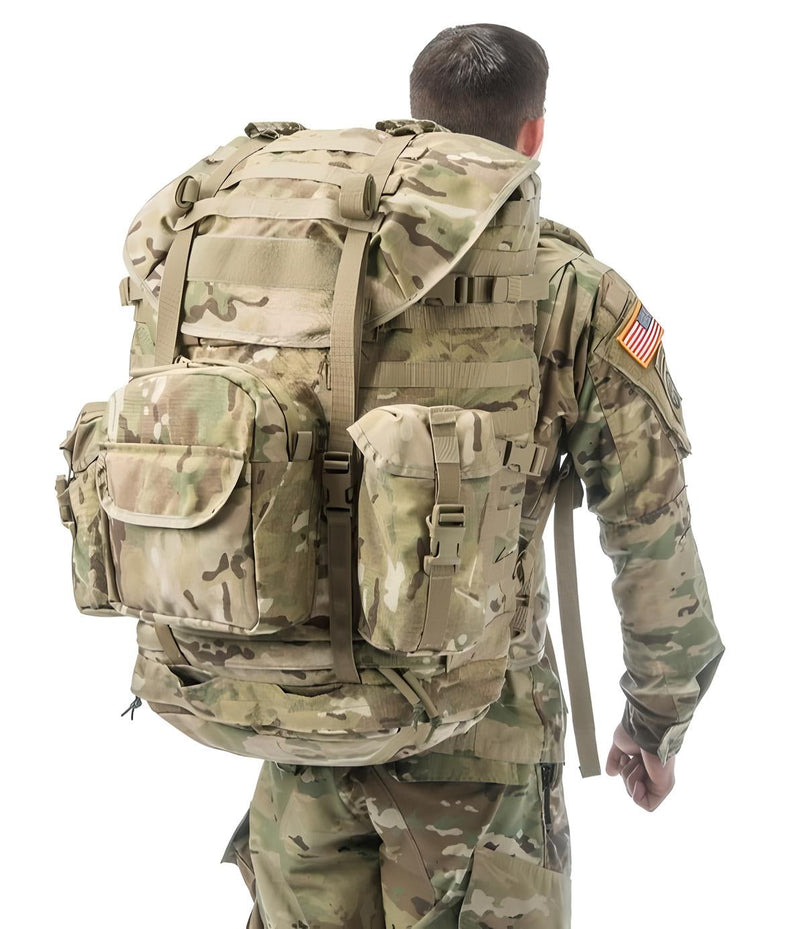 Load image into Gallery viewer, US Army MOLLE II Large Pack - Rucksack with Frame - US Made - OCP
