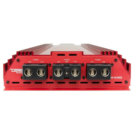 HOOLIGAN KO Red 1-Channel Amplifier with Voltmeter 10000 Watts Rms @ 1-Ohm Made In Korea - Skoutley Outdoors LLC