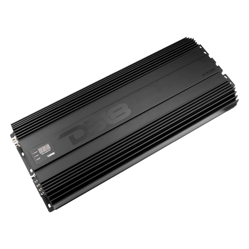 Load image into Gallery viewer, HOOLIGAN KO Black 1-Channel Amplifier with Voltmeter 10000 Watts Rms @ 1-Ohm Made In Korea
