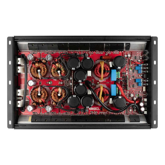 HOOLIGAN KO 1-Channel Amplifier with Voltmeter 5000 Watts Rms @ 1-Ohm Made In Korea Black - Skoutley Outdoors LLC