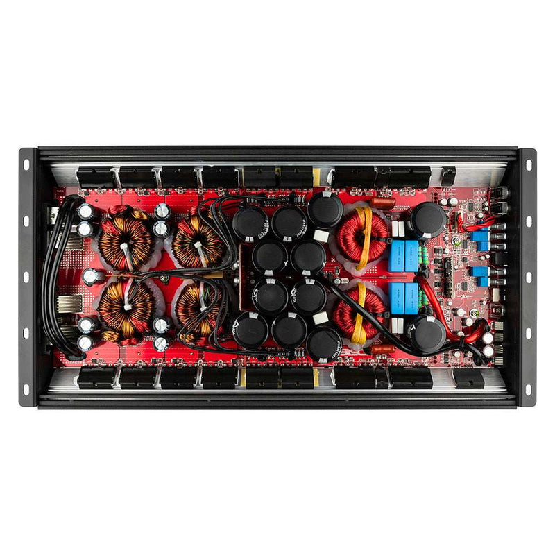 Load image into Gallery viewer, HOOLIGAN KO 1-Channel Amplifier with Voltmeter 8000 Watts Rms @ 1-Ohm Made In Korea Black - Skoutley Outdoors LLC
