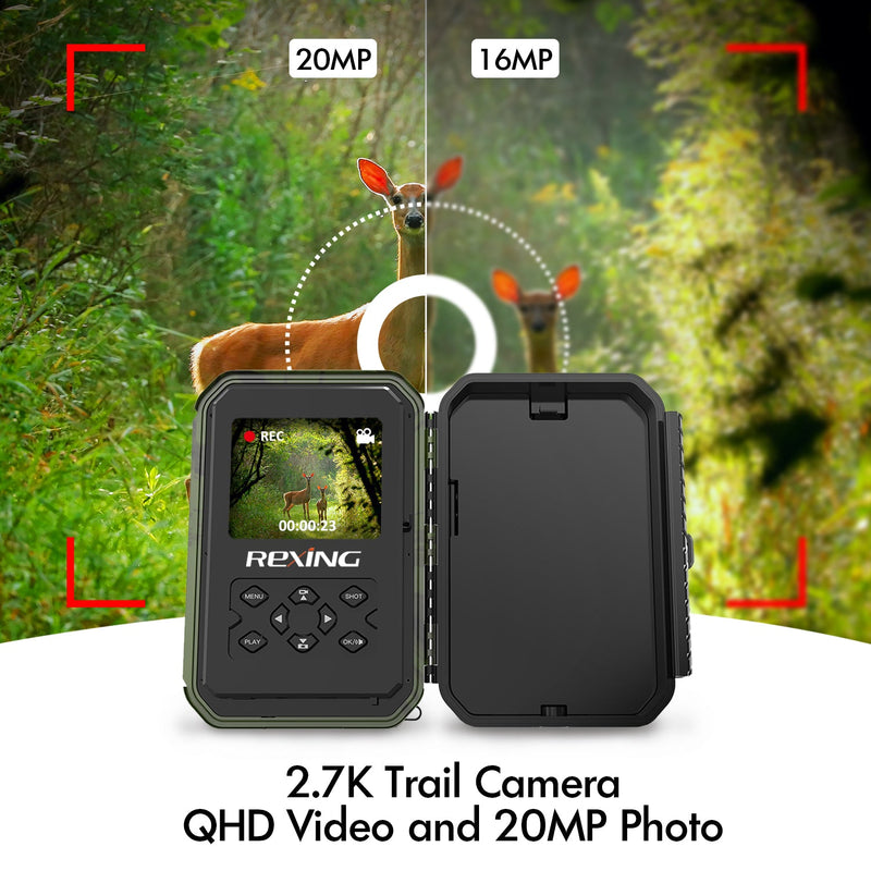 Load image into Gallery viewer, Rexing H3 Electronic Animal Caller Trail Cam 2.7K Video + 20MP Photo
