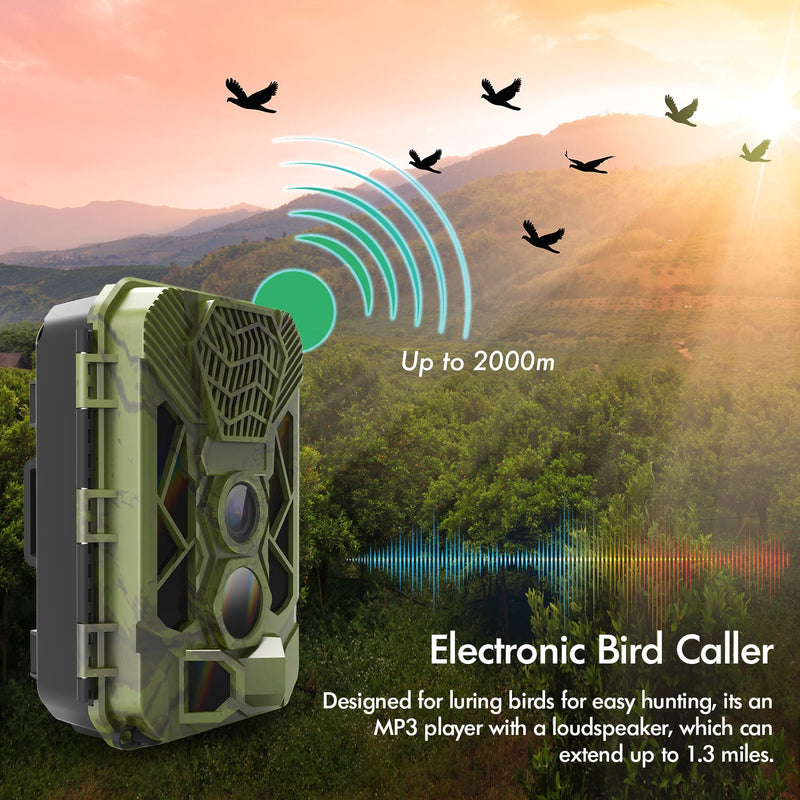 Load image into Gallery viewer, Rexing H3 Electronic Animal Caller Trail Cam 2.7K Video + 20MP Photo
