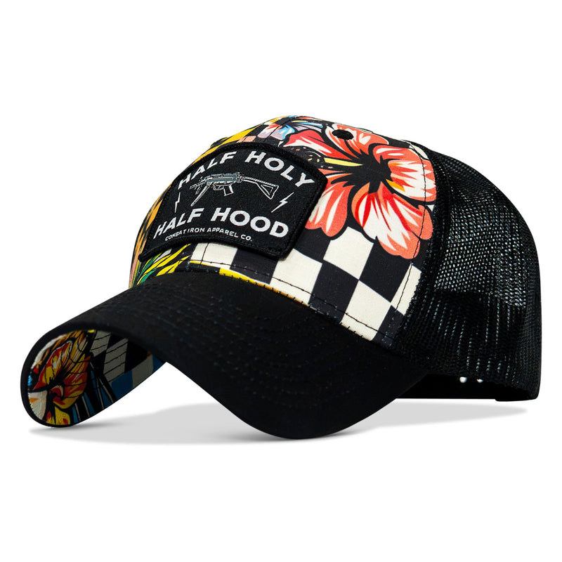 Load image into Gallery viewer, Half Holy. Half Hood Patch Original Ripstop Snapback Hat
