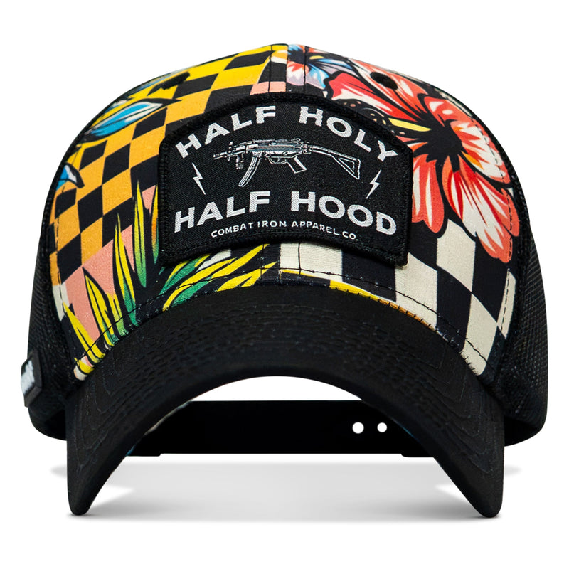 Load image into Gallery viewer, Half Holy. Half Hood Patch Original Ripstop Snapback Hat
