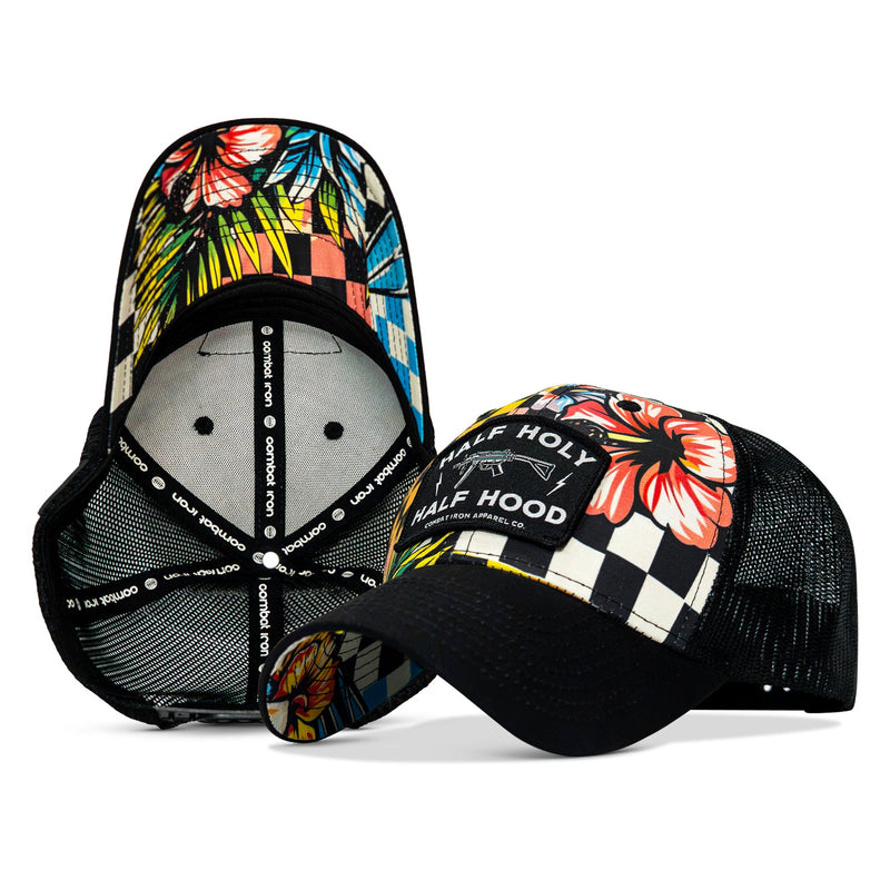 Load image into Gallery viewer, Half Holy. Half Hood Patch Original Ripstop Snapback Hat
