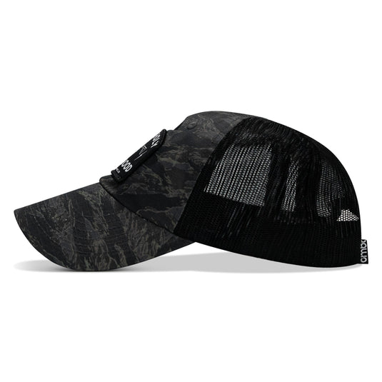 Half Holy. Half Hood Patch. Tactical Ripstop Mesh Snapback Hat
