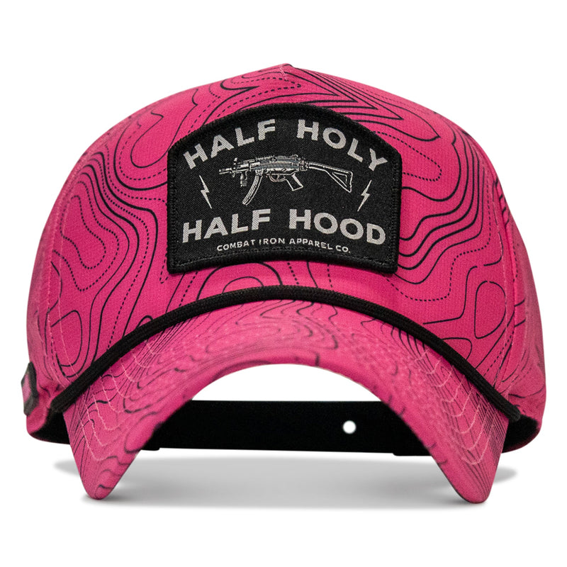 Load image into Gallery viewer, Half Holy. Half Hood. Patch Weekender Snapback
