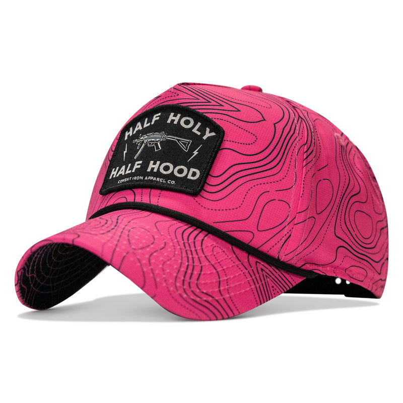 Load image into Gallery viewer, Half Holy. Half Hood. Patch Weekender Snapback

