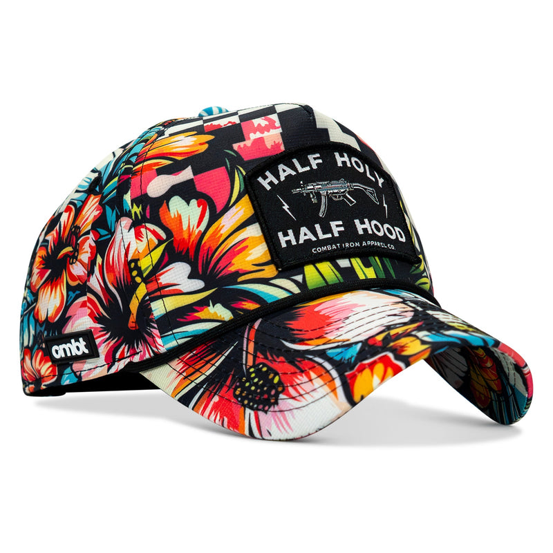 Load image into Gallery viewer, Half Holy. Half Hood. Patch Weekender Snapback

