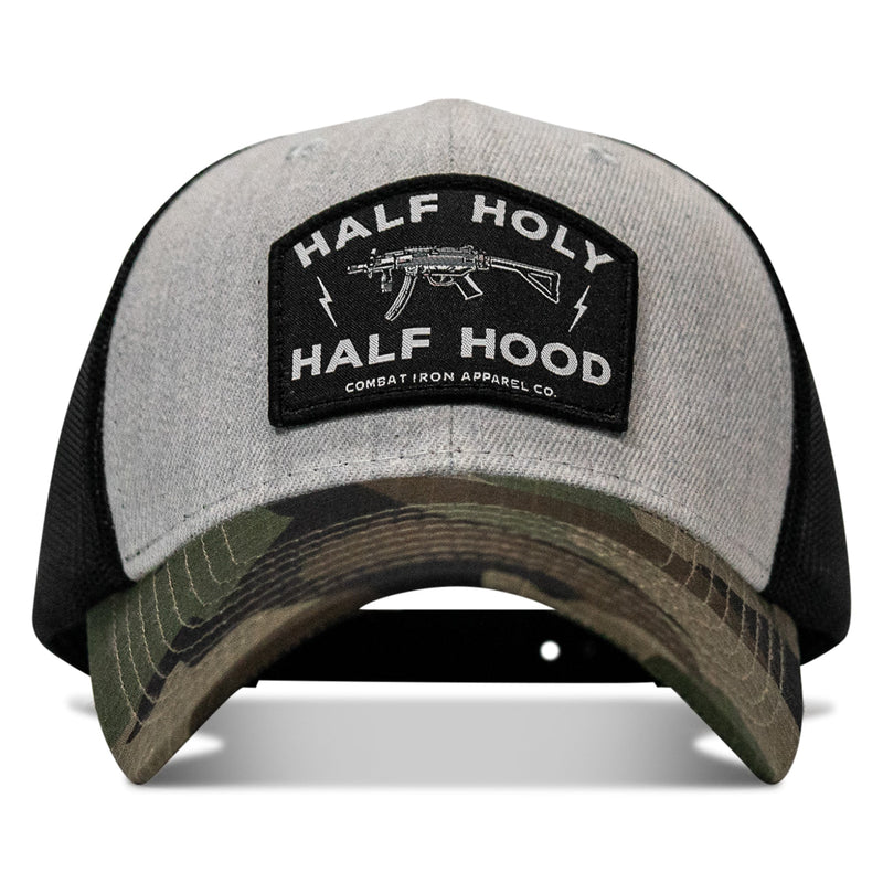 Load image into Gallery viewer, Half Holy. Half Hood Patch Original Ripstop Snapback Hat
