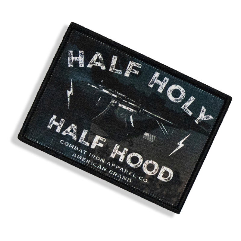 Load image into Gallery viewer, Half Holy Half Hood Velcro Patch
