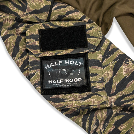 Half Holy Half Hood Velcro Patch