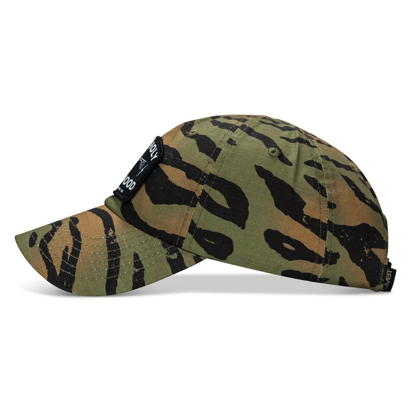 Load image into Gallery viewer, Half Holy. Half Hood Patch. Tactical Ripstop Mesh Snapback Hat
