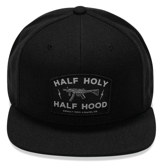 Half Holy. Half Hood. Flatbill Hat