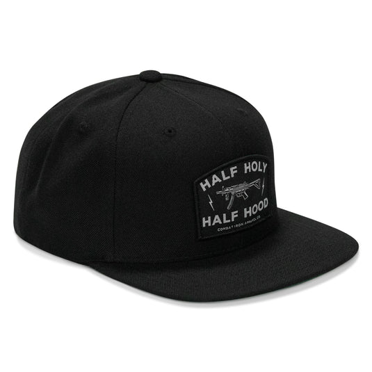 Half Holy. Half Hood. Flatbill Hat