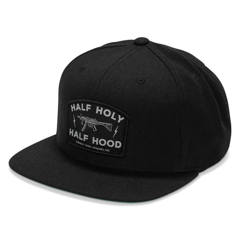 Load image into Gallery viewer, Half Holy. Half Hood. Flatbill Hat
