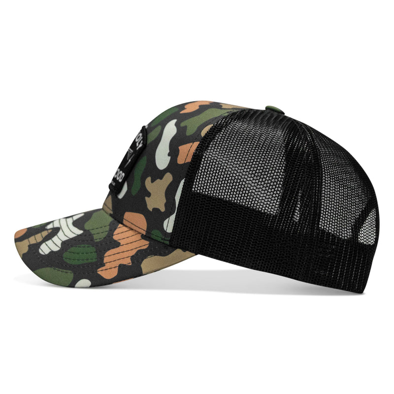 Load image into Gallery viewer, Half Holy. Half Hood. Patch Snapback Hat
