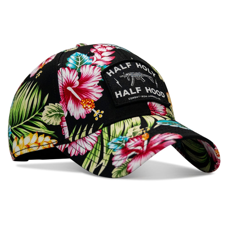 Load image into Gallery viewer, Half Holy. Half Hood. Patch Snapback Hat
