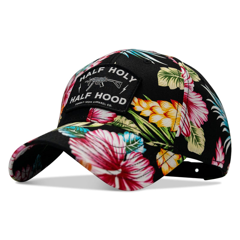 Load image into Gallery viewer, Half Holy. Half Hood. Patch Snapback Hat
