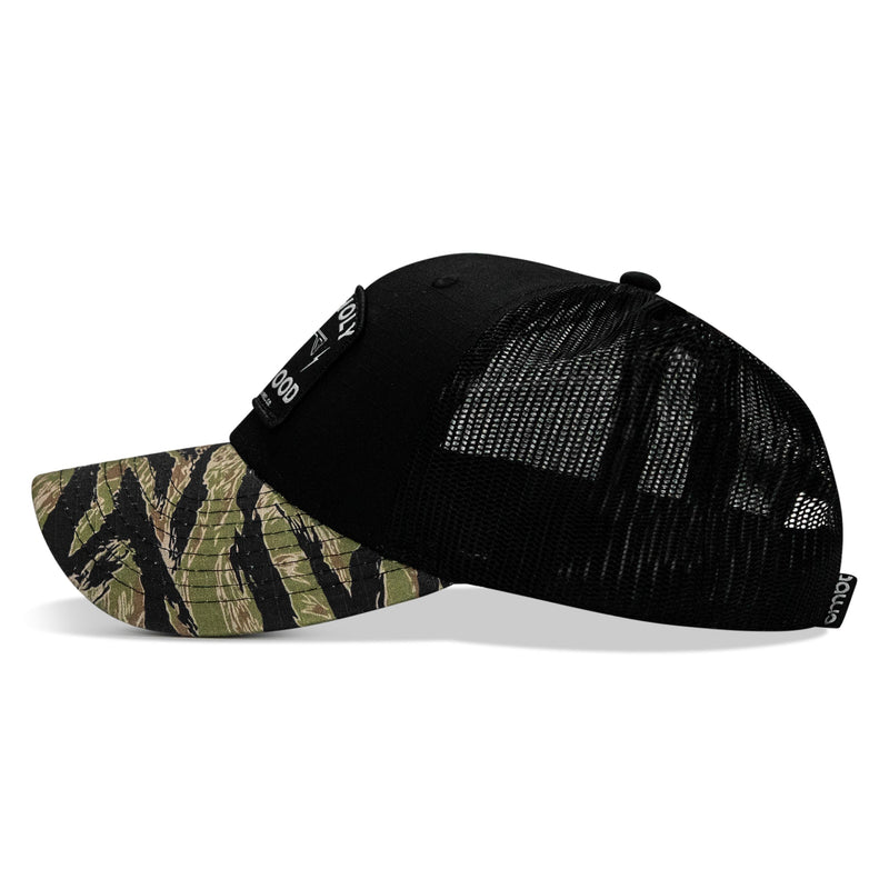 Load image into Gallery viewer, Half Holy. Half Hood Patch Original Ripstop Snapback Hat
