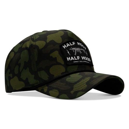 Half Holy. Half Hood. Patch 5 Pannel Rope Snapback