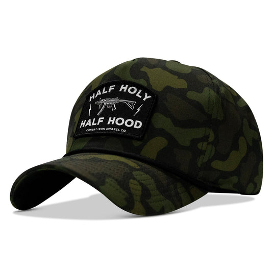 Half Holy. Half Hood. Patch 5 Pannel Rope Snapback
