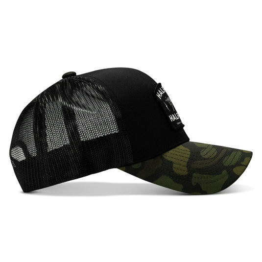 Half Holy. Half Hood. Patch Snapback Hat