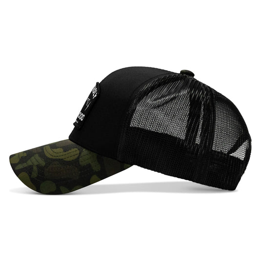 Half Holy. Half Hood. Patch Snapback Hat