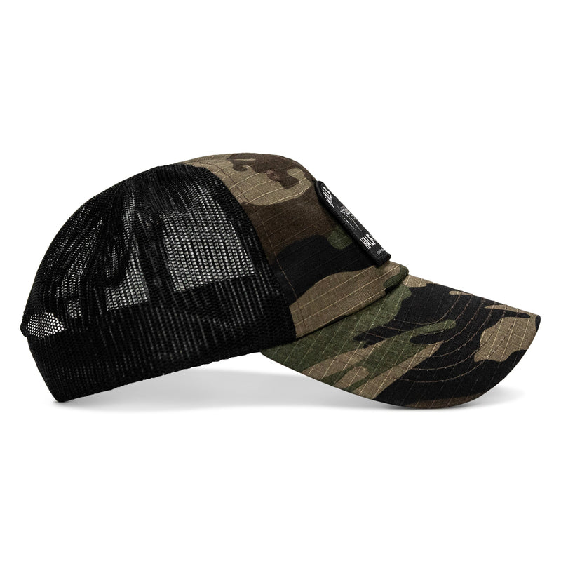 Load image into Gallery viewer, Half Holy. Half Hood Patch. Tactical Ripstop Mesh Snapback Hat
