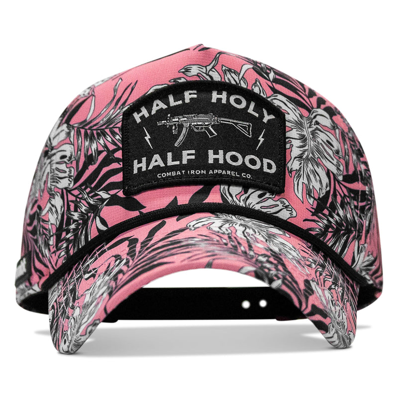 Load image into Gallery viewer, Half Holy. Half Hood. Patch Weekender Snapback
