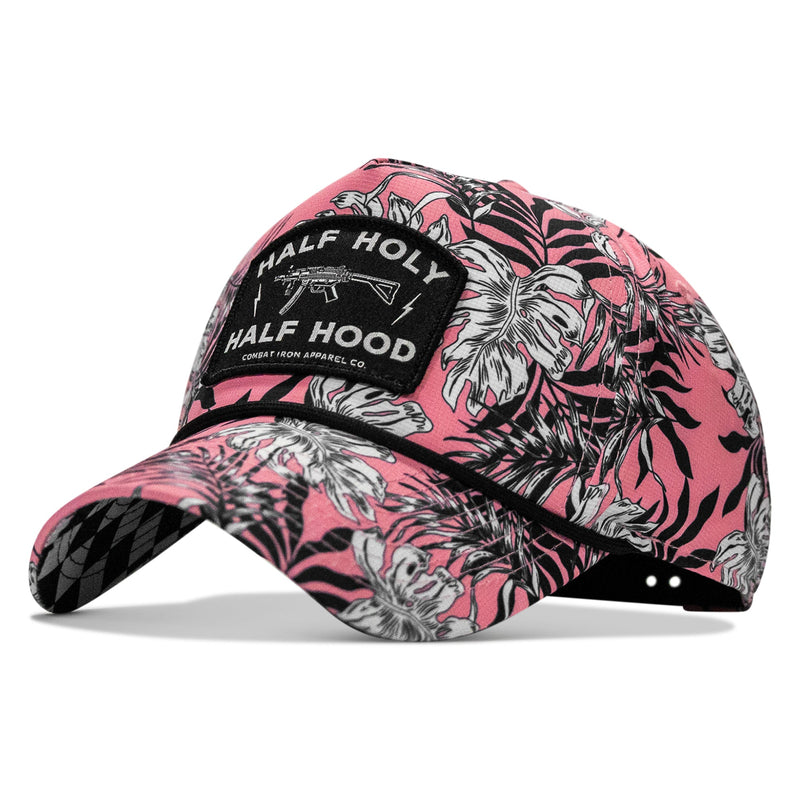 Load image into Gallery viewer, Half Holy. Half Hood. Patch Weekender Snapback
