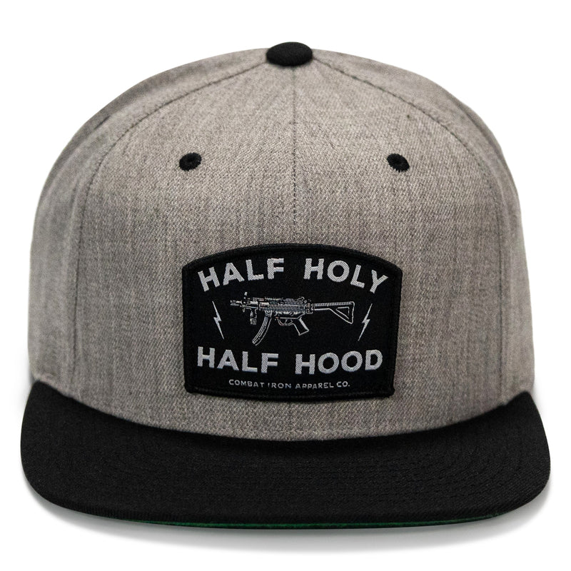 Load image into Gallery viewer, Half Holy. Half Hood. Flatbill Hat
