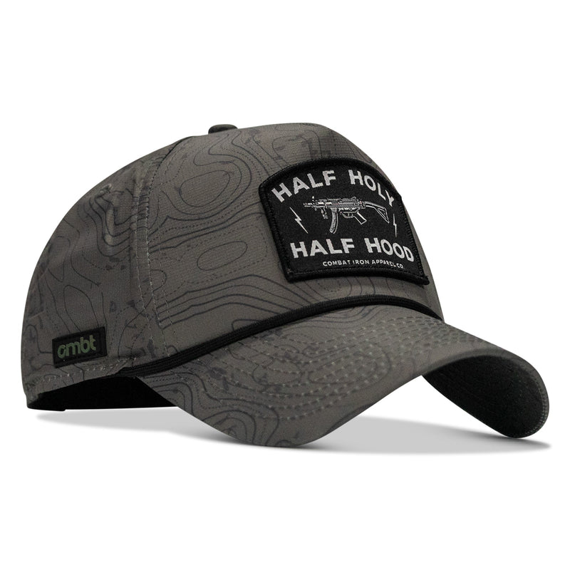 Load image into Gallery viewer, Half Holy. Half Hood. Patch Weekender Snapback
