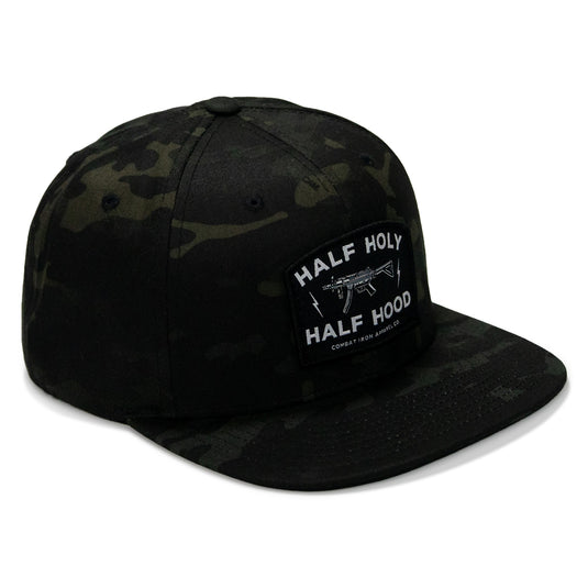 Half Holy. Half Hood. Flatbill Hat