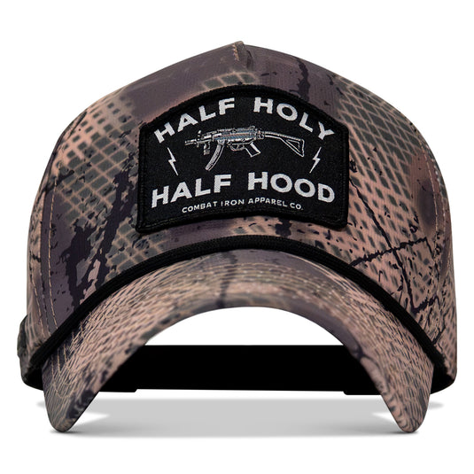Half Holy. Half Hood. Patch Weekender Snapback
