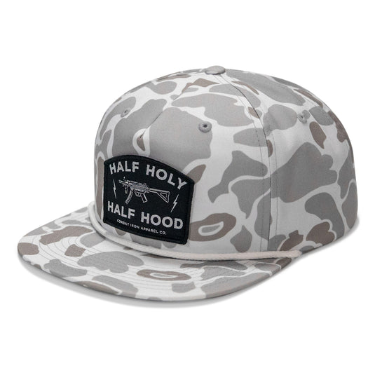 Half Holy. Half Hood. Flatbill Hat