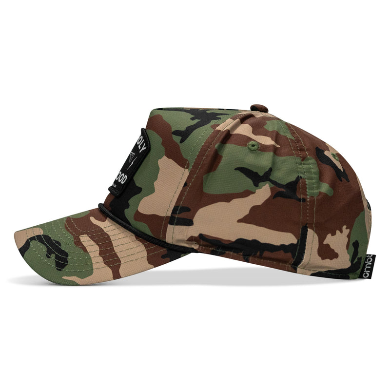 Load image into Gallery viewer, Half Holy. Half Hood. Patch Weekender Snapback
