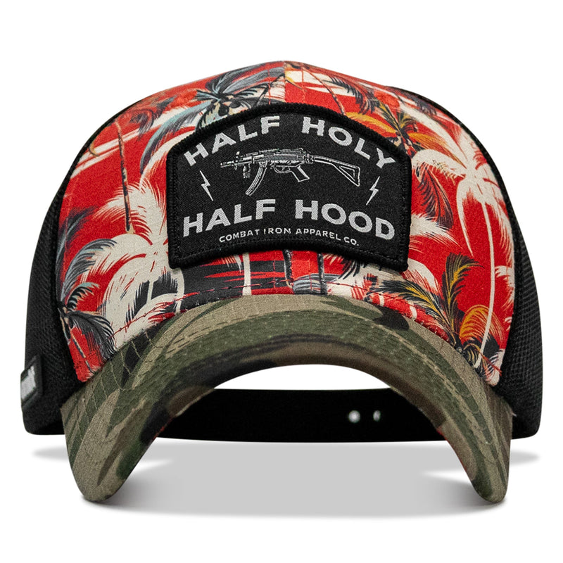 Load image into Gallery viewer, Half Holy. Half Hood Patch Original Ripstop Snapback Hat
