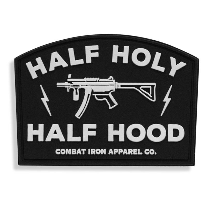 Load image into Gallery viewer, Half Holy Half Hood PVC Patch
