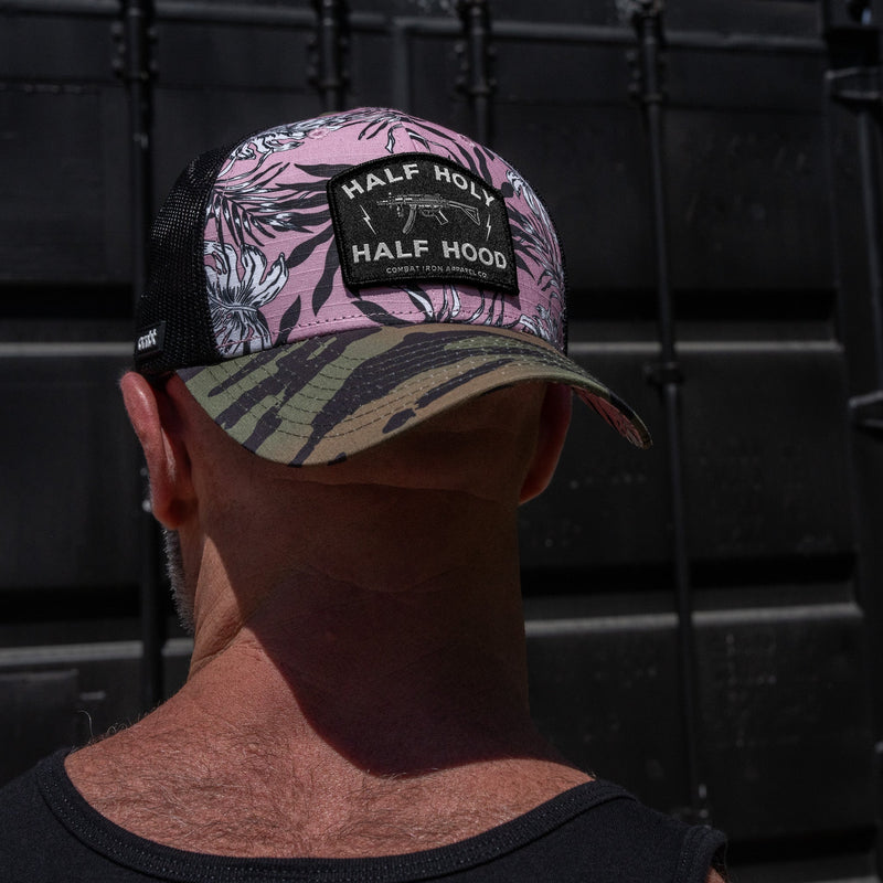 Load image into Gallery viewer, Half Holy. Half Hood Patch Original Ripstop Snapback Hat
