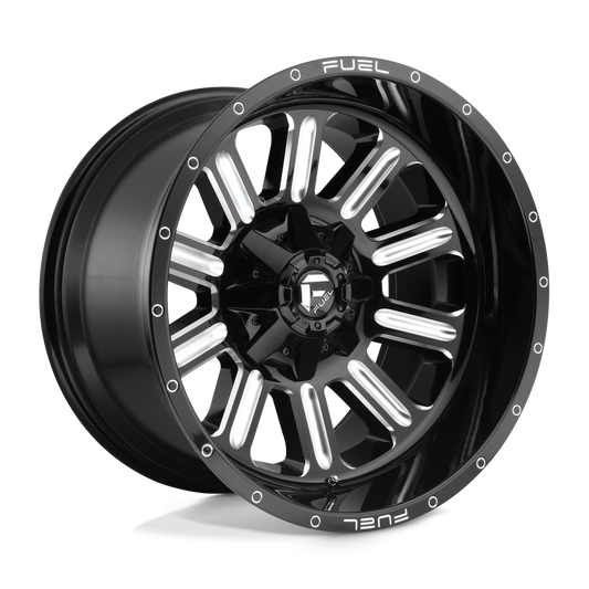 Fuel 1 Pc D620 Hardline Gloss Black Milled