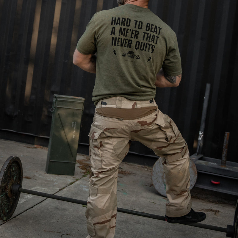 Load image into Gallery viewer, Hard To Beat A Mf'er That Never Quits Men's T-Shirt
