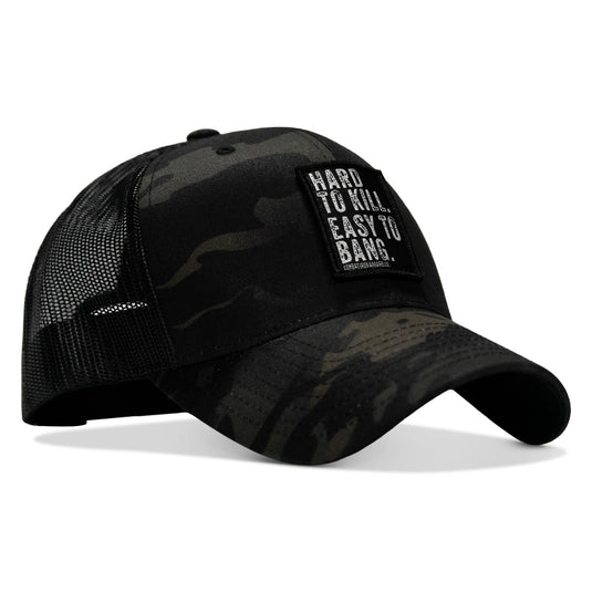 Hard to Kill. Easy to Bang. Patch Snapback Hat