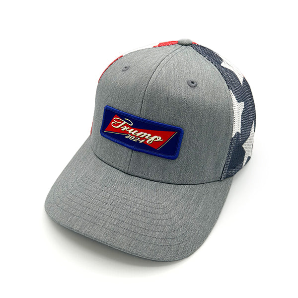 Load image into Gallery viewer, Trump Bow Tie Woven Patch Hat
